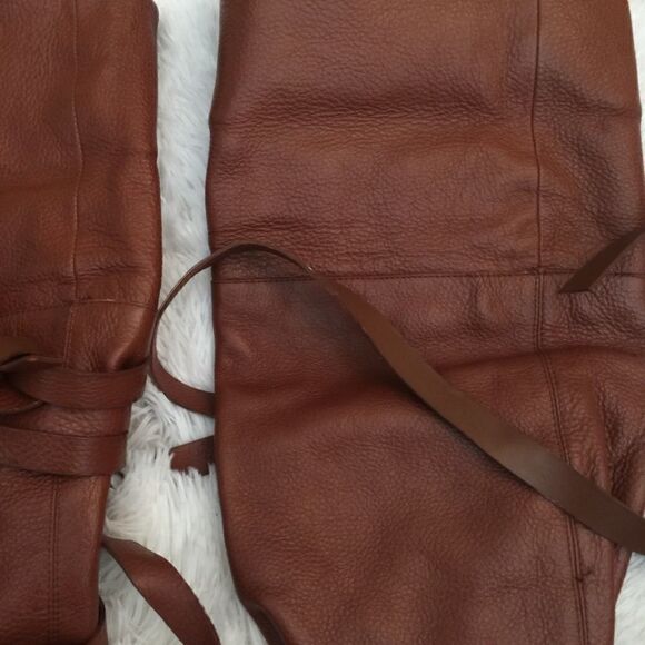 New! Colin Stuart Wrap tie over Knee Boots - Picture 4 of 8